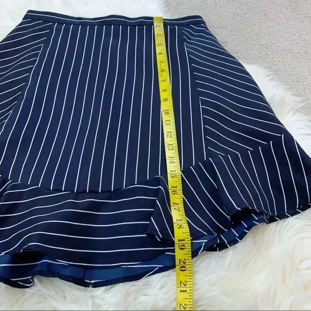 NWT J. Crew Pinstripe Swing Skirt